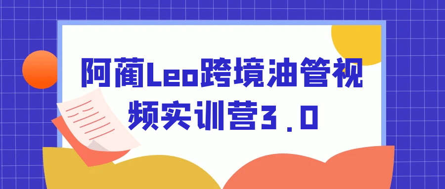 阿蔺Leo跨境油管视频实训营3.0-MOD-DLC_单机游戏