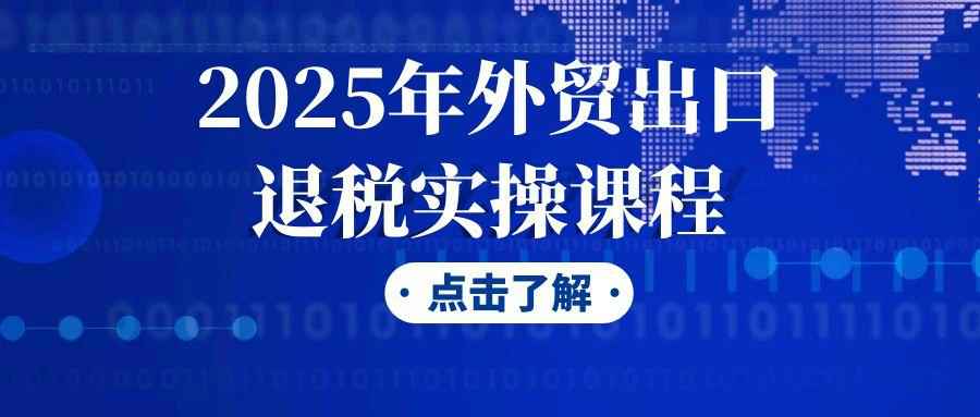 2025年外贸出口退税实操课程-MOD-DLC_单机游戏