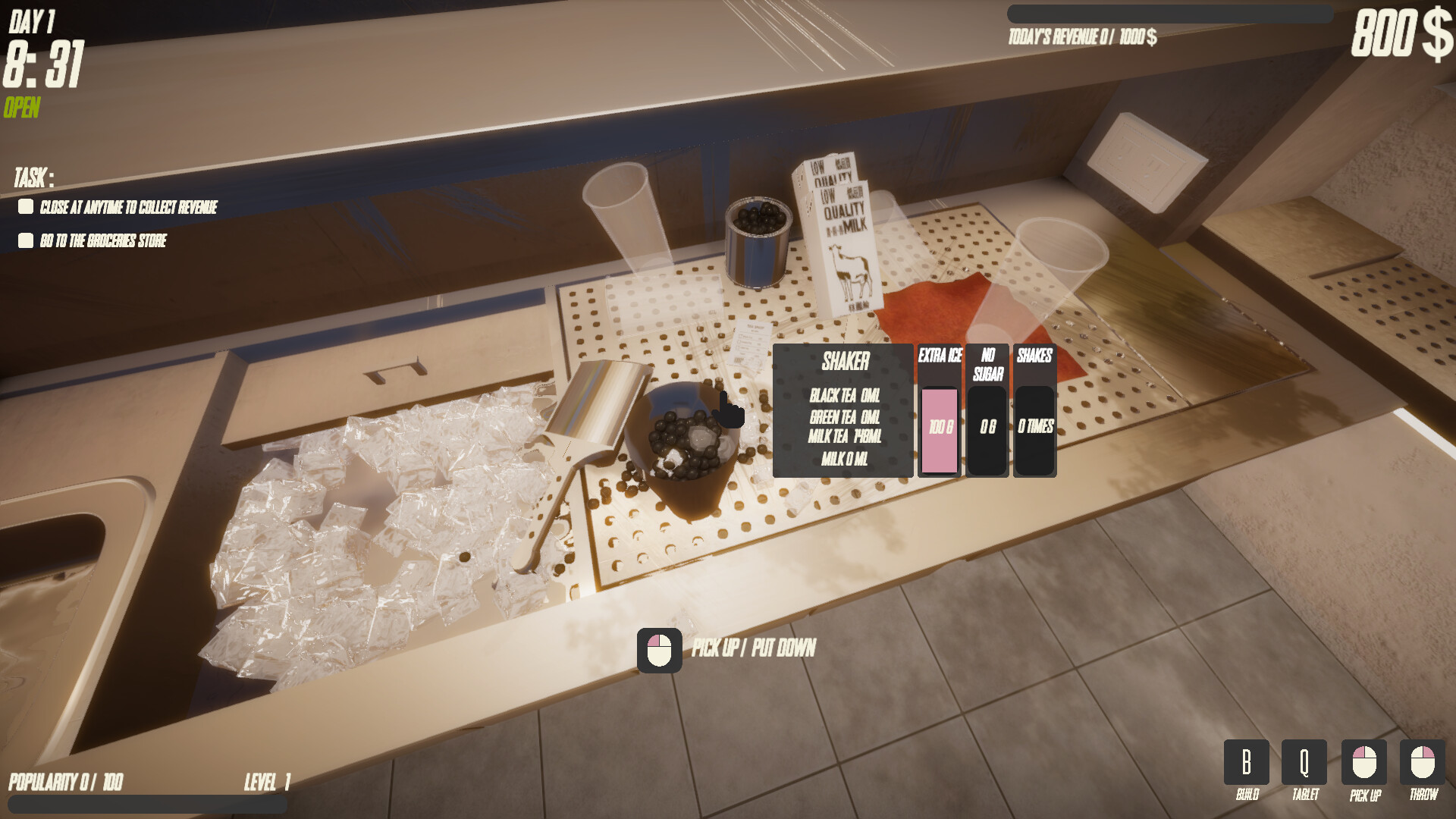 《奶茶店模拟器》中文版-MOD-DLC_单机游戏