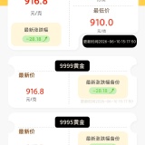 【分享】黄金大盘🔥实时金价行情🔥理财记账知识科普🔥_精品手机资源